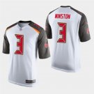 Buccaneers Jameis Winston White Stitched Game Jersey