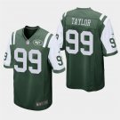 Jets Jason Taylor Green Stitched Game Jersey
