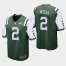 Jets Jason Myers Green Stitched Game Jersey