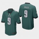 Eagles Nick Foles Green Stitched Game Jersey