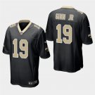 Saints Ted Ginn Jr. Black Stitched Game Jersey