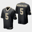 Saints Teddy Bridgewater Black Stitched Game Jersey