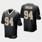 Saints Cameron Jordan Black Stitched Game Jersey