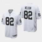 Raiders Jordy Nelson White Stitched Game Jersey
