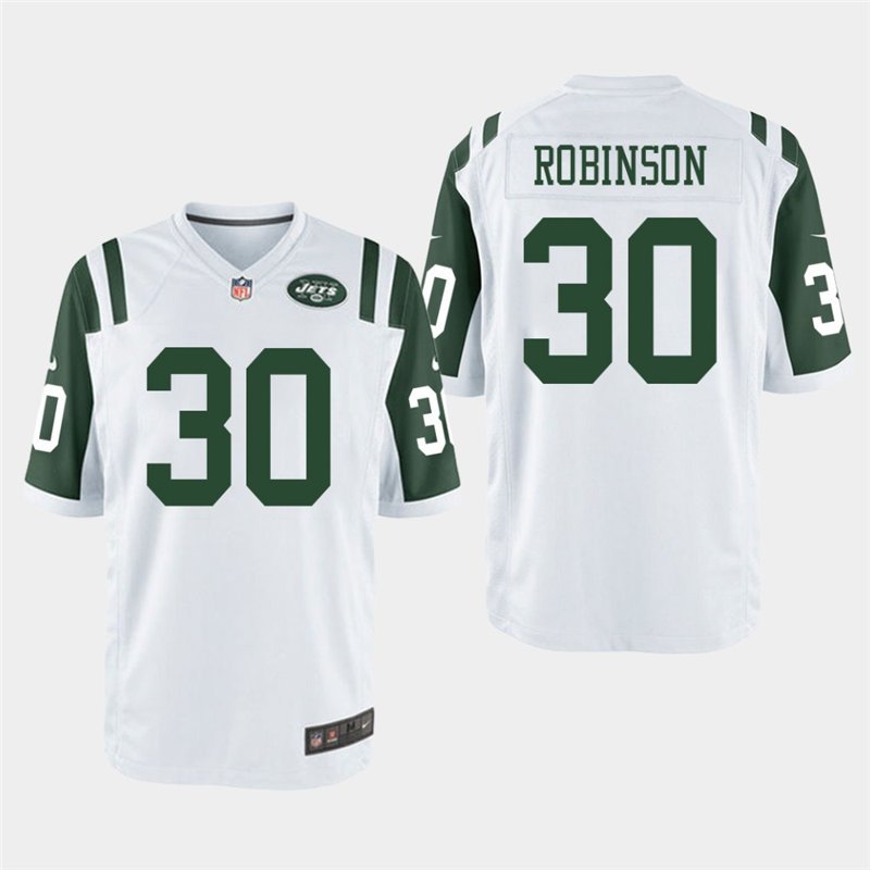 Jets Thomas Rawls White Stitched Game Jersey