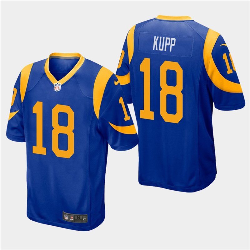 Rams Cooper Kupp Royal Stitched Game Jersey