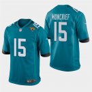 Jaguars Donte Moncrief Teal Stitched Game Jersey