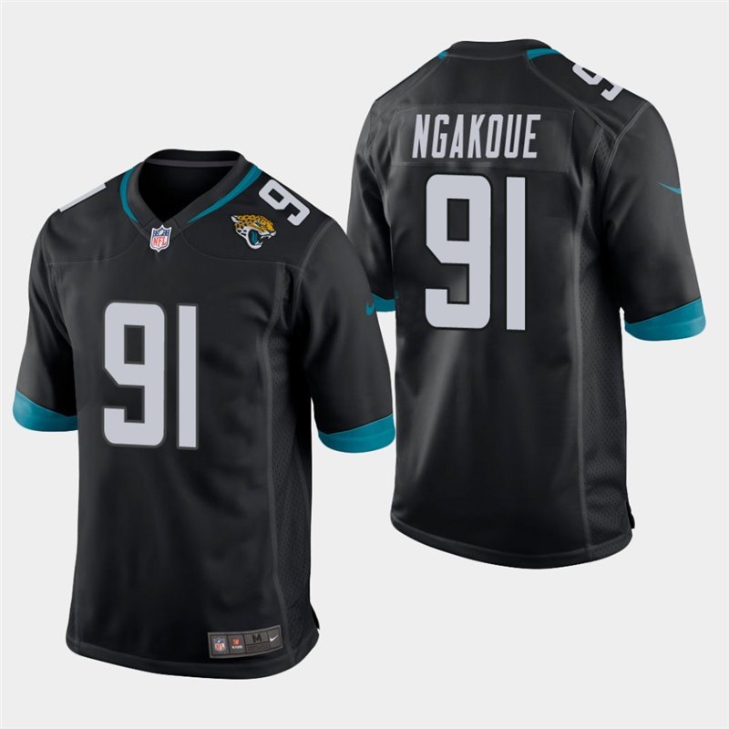 Jaguars Yannick Ngakoue Black Stitched Game Jersey