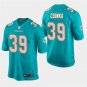 Dolphins Larry Csonka Aqua Stitched Game Jersey