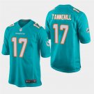 Dolphins Ryan Tannehill Aqua Stitched Game Jersey