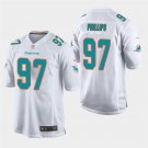 Dolphins Jordan Phillips White Stitched Game Jersey