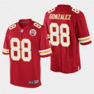 Chiefs Tony Gonzalez Red Stitched Game Jersey