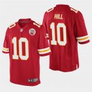 Chiefs Tyreek Hill Red Stitched Game Jersey