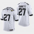 Jaguars Leonard Fournette White Stitched Game Jersey