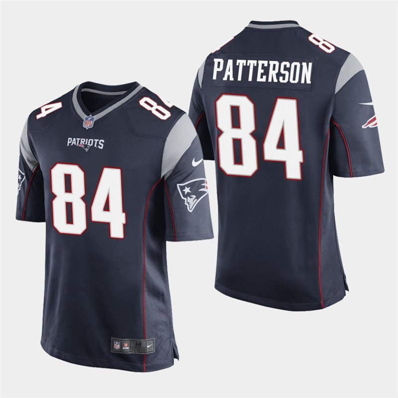 Patriots Cordarrelle Patterson Navy Stitched Game Jersey