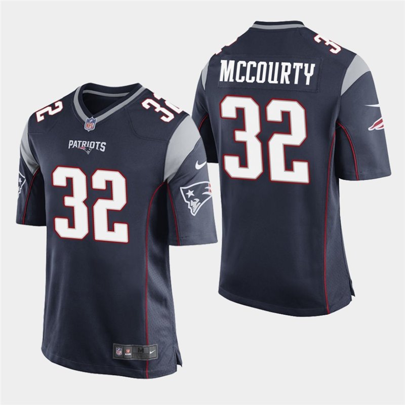 Patriots Devin Mccourty Navy Stitched Game Jersey