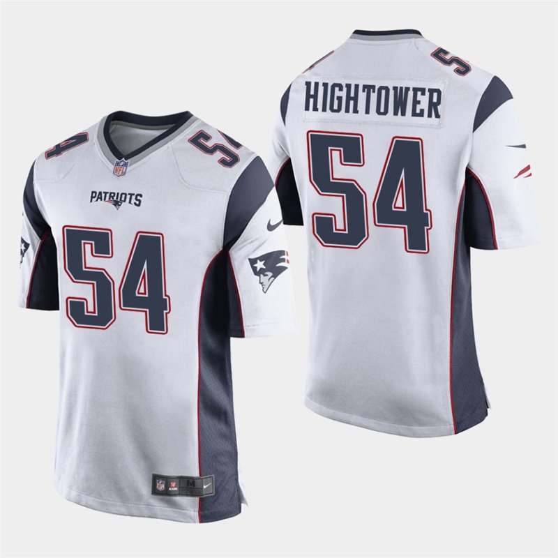 Patriots Dont'A Hightower White Stitched Game Jersey