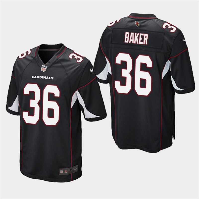 Cardinals Budda Baker Black Stitched Game Jersey