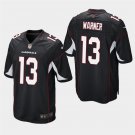 Cardinals Kurt Warner Black Stitched Game Jersey