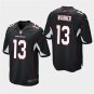Cardinals Kurt Warner Black Stitched Game Jersey
