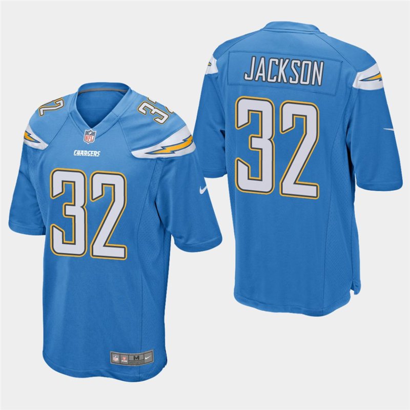 Chargers Justin Jackson Powder Blue Stitched Game Jersey