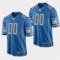 Lions Custom Name and Number Blue Stitched Game Jersey