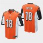 Bengals A.J. Green Orange Stitched Game Jersey