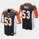Bengals Billy Price Black Stitched Game Jersey