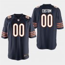 Bears Custom Name and Number Navy Stitched Game Jersey