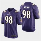 Ravens Brandon Williams Purple Stitched Game Jersey