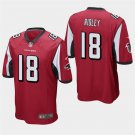 Falcons Calvin Ridley Red Stitched Game Jersey