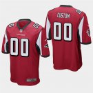 Falcons Custom Name and Number Red Stitched Game Jersey