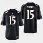 Ravens Michael Crabtree Black Stitched Game Jersey