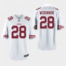 49Ers Jerick Mckinnon White Stitched Game Jersey