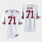49Ers Larry Allen White Game Retired Player Jersey