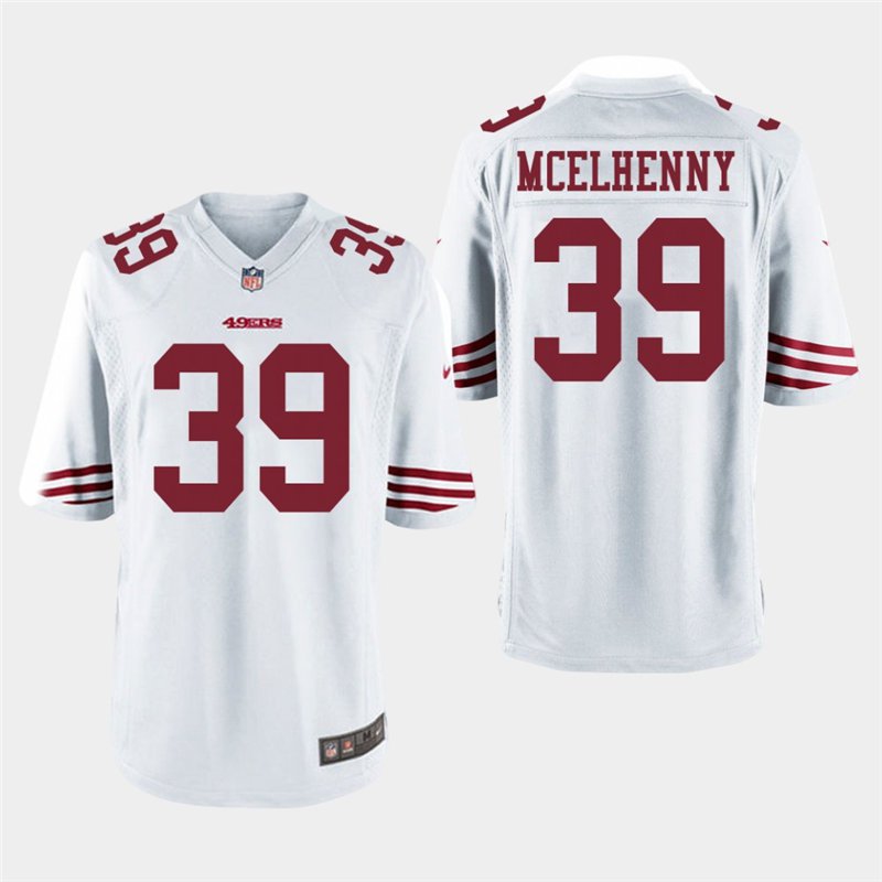 49Ers Hugh Mcelhenny White Game Retired Player Jersey