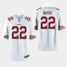 49Ers Bob Hayes White Game Retired Player Jersey