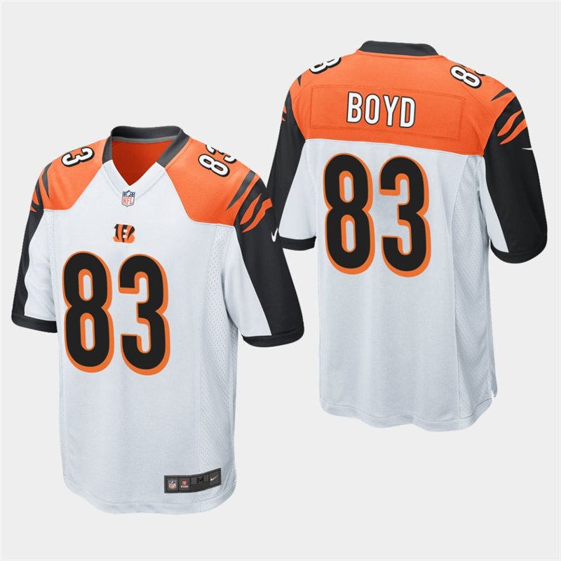 Bengals Tyler Boyd White Stitched Game Jersey