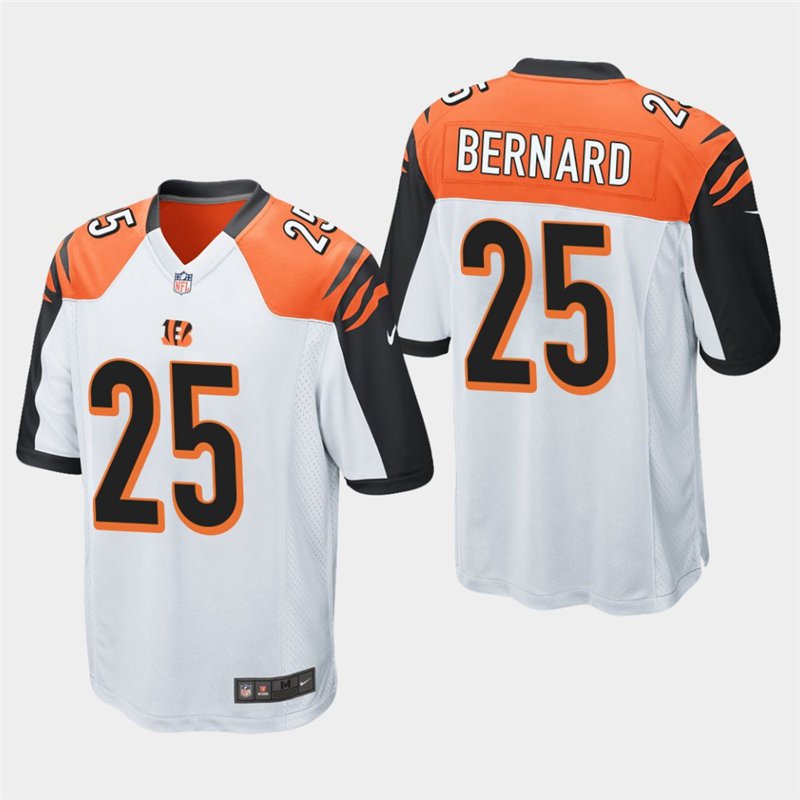 Bengals Giovani Bernard White Stitched Game Jersey
