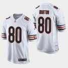 Bears Trey Burton White Stitched Game Jersey
