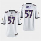 Ravens C.J. Mosley White Stitched Game Jersey