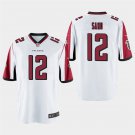 Falcons Mohamed Sanu White Stitched Game Jersey