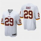 Redskins Derrius Guice White Stitched Game Jersey