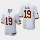 Redskins Robert Davis White Stitched Game Jersey
