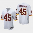 Redskins Pete Robertson White Stitched Game Jersey