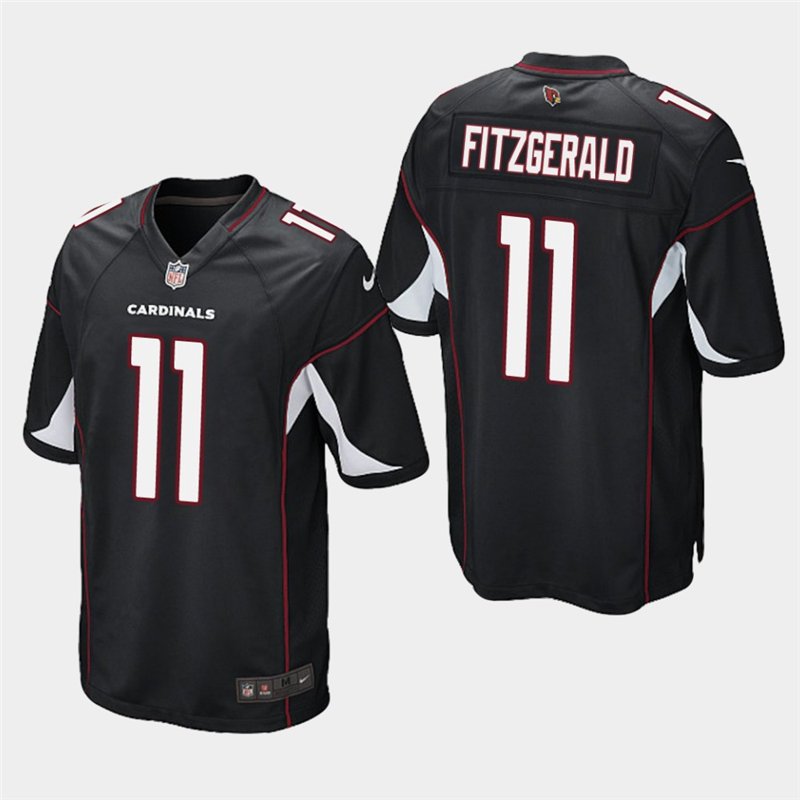 Arizona Cardinals #11 Larry Fitzgerald Black Stitched Game Jersey