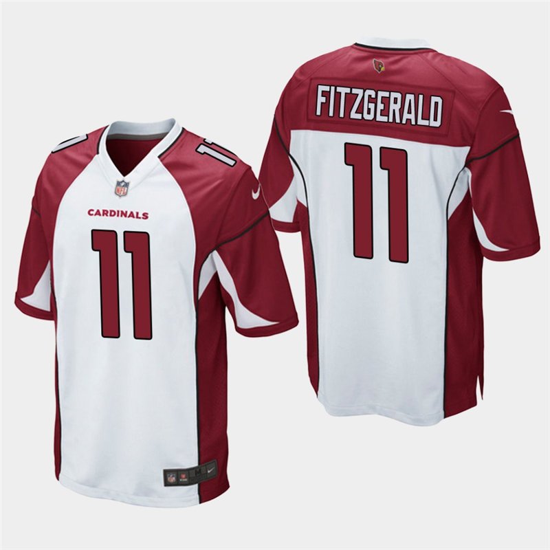 Arizona Cardinals #11 Larry Fitzgerald White Stitched Game Jersey