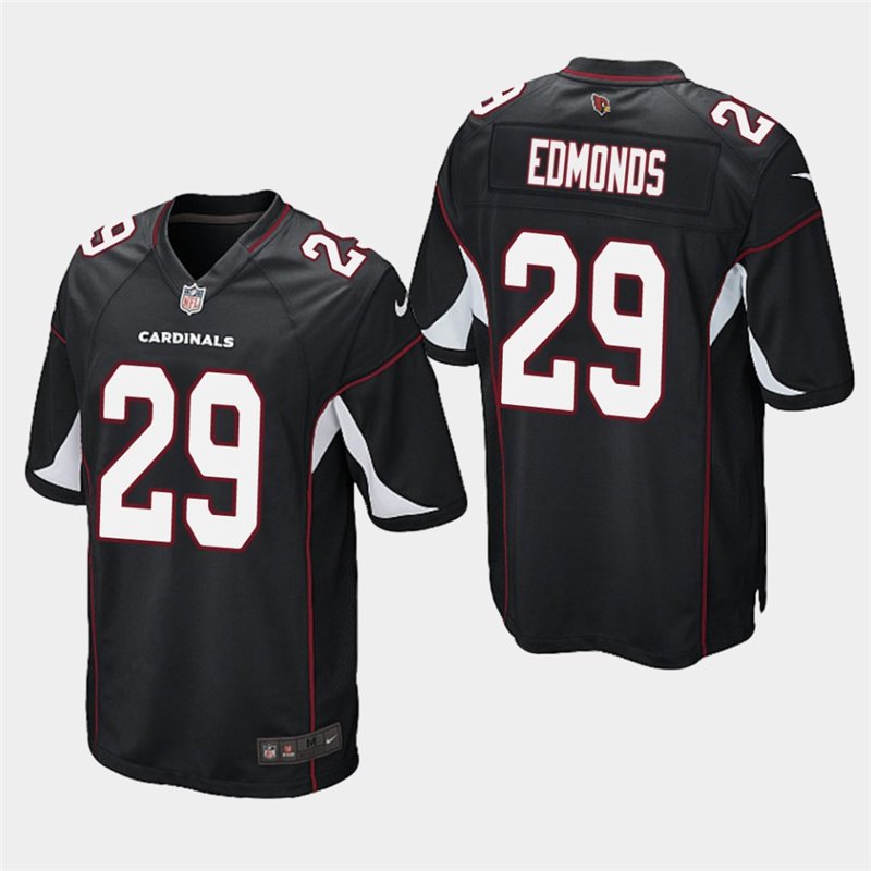 Arizona Cardinals #29 Chase Edmonds Black Stitched Game Jersey