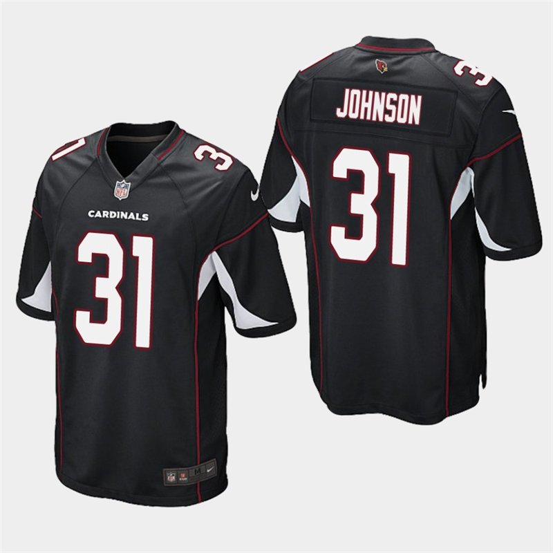 Arizona Cardinals #31 David Johnson Black Stitched Game Jersey