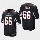 Arizona Cardinals #66 Josh Allen Black Stitched Game Jersey